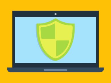 Free antivirus security privacy illustration